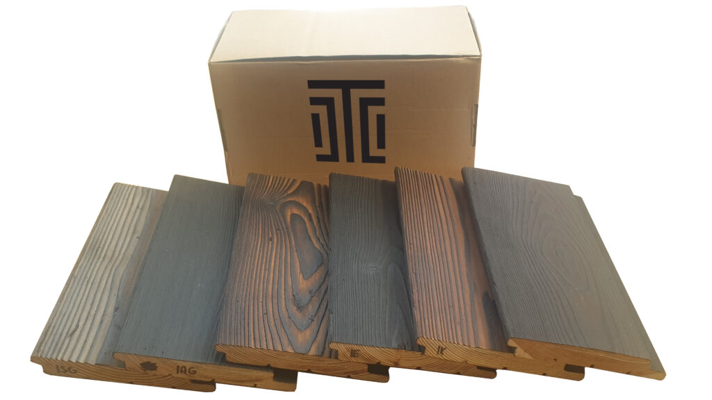 Põletatud puit näidis